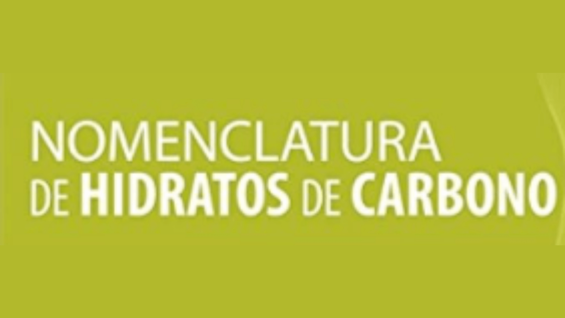 Nomenclatura química de hidratos