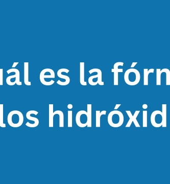 hidróxidos fórmula